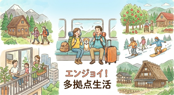 他拠点生活を楽しむ